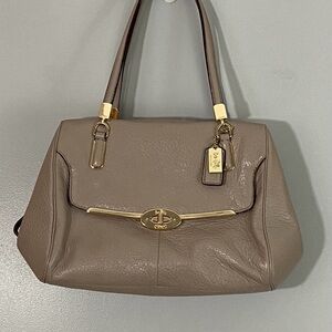 Coach Madison Madeline pebble Leather Satchel